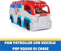 Paw Patrol - Pup Squad Patroller con auto di Chase