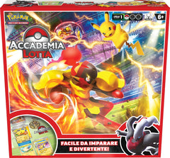 Pokémon - Accademia Lotta con 3 mazzi, due guide e tabellone di gioco