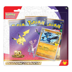 Pokémon - Collezione con adesivi Espansione 30° Anniversario Lucario e Exeggutor ITA