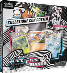 Pokémon - Collezione con poster Luce Nera e Fuoco Bianco