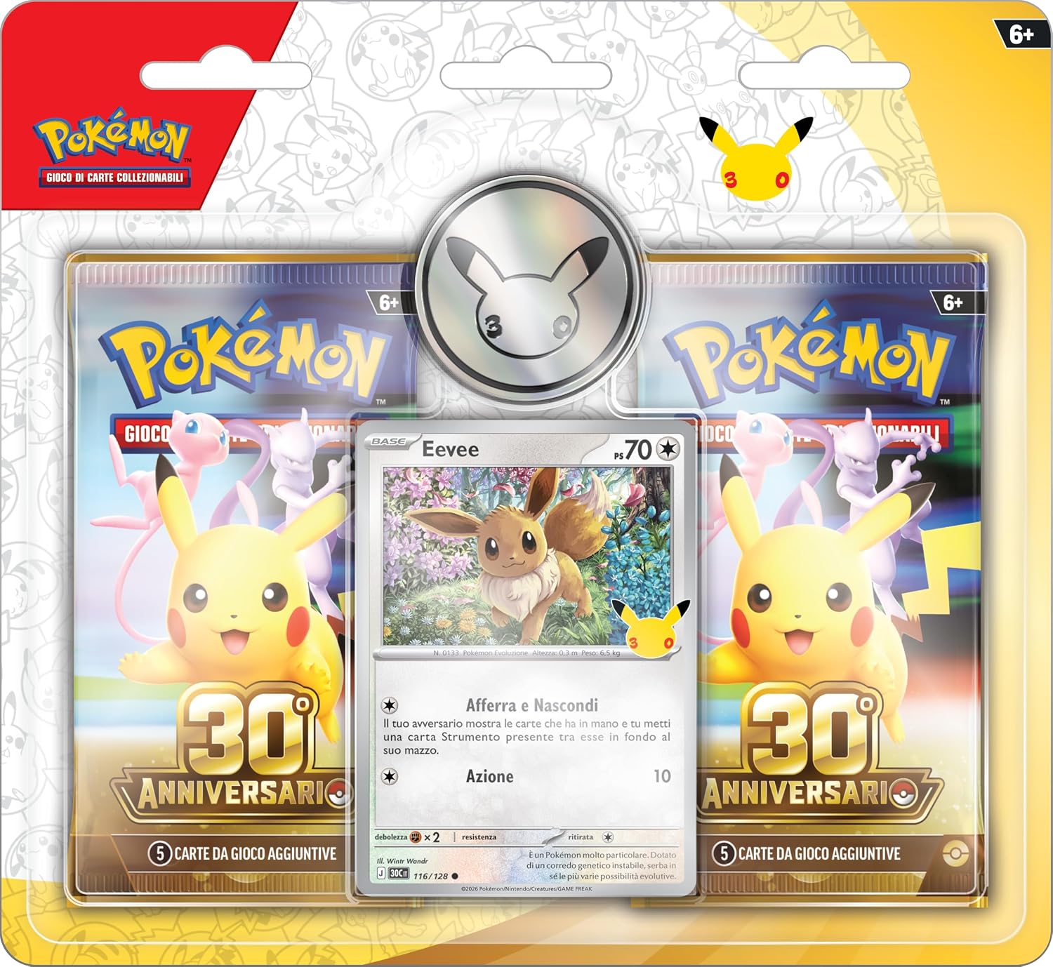 Pokémon - Confezione due buste Espansione 30° Anniversario ITA