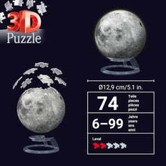 Puzzle 3D Luna Glow In The Dark