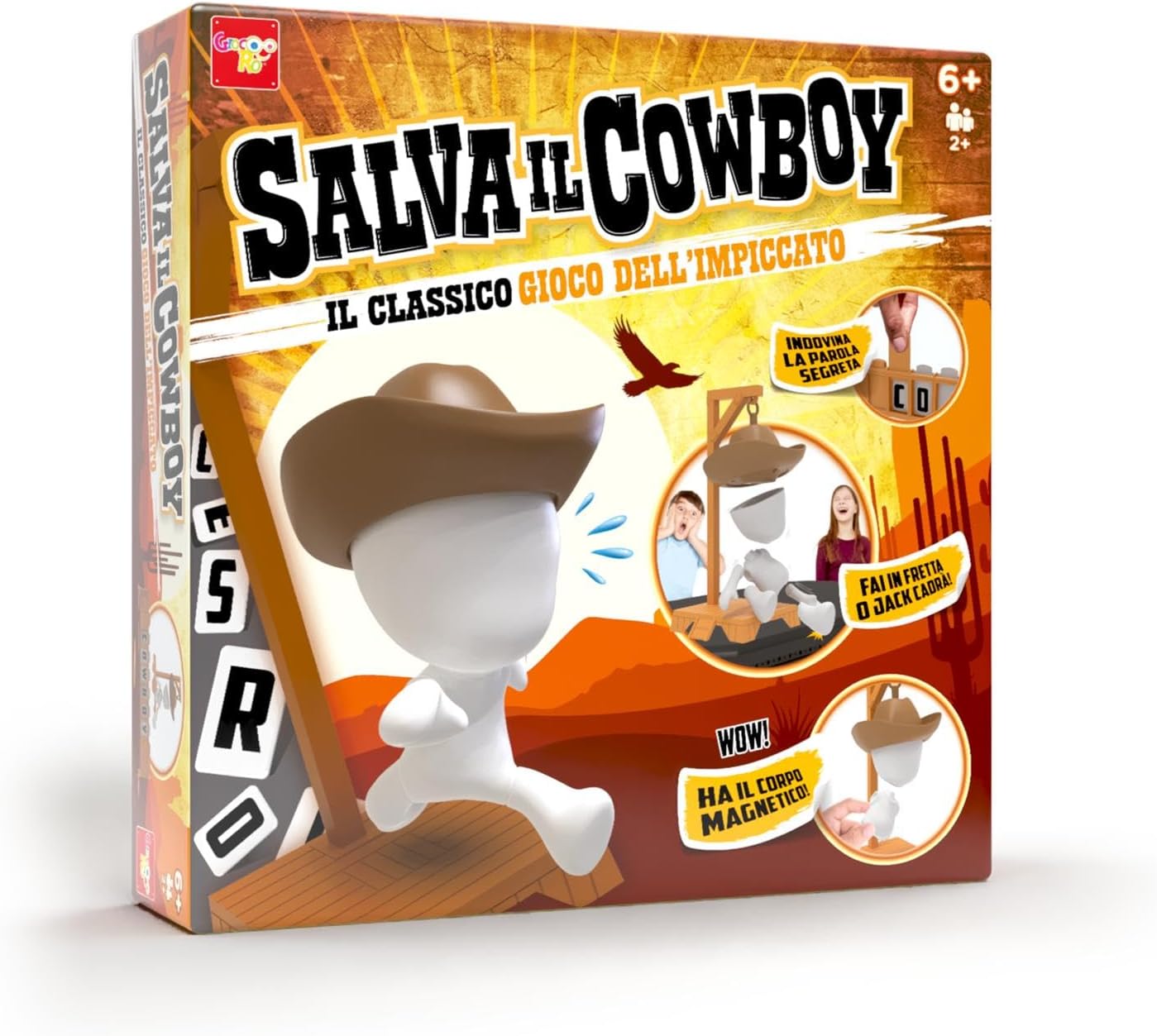 Salva il Cowboy - Indovina la Parola segreta per salvare il Cowboy dallo Sceriffo