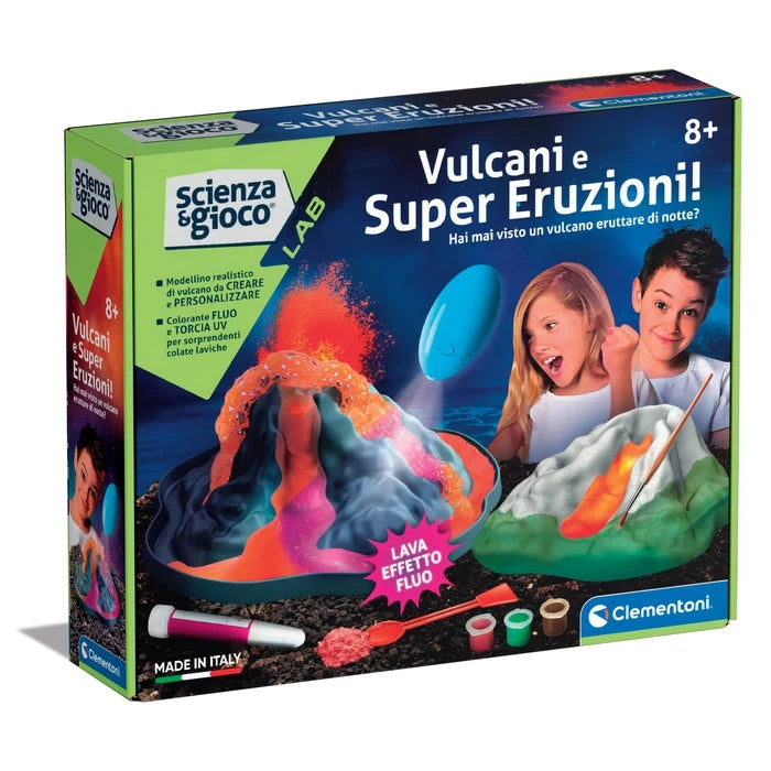 Scienza e Gioco - Vulcani e Super Eruzioni Realizza eruzioni fluorescenti