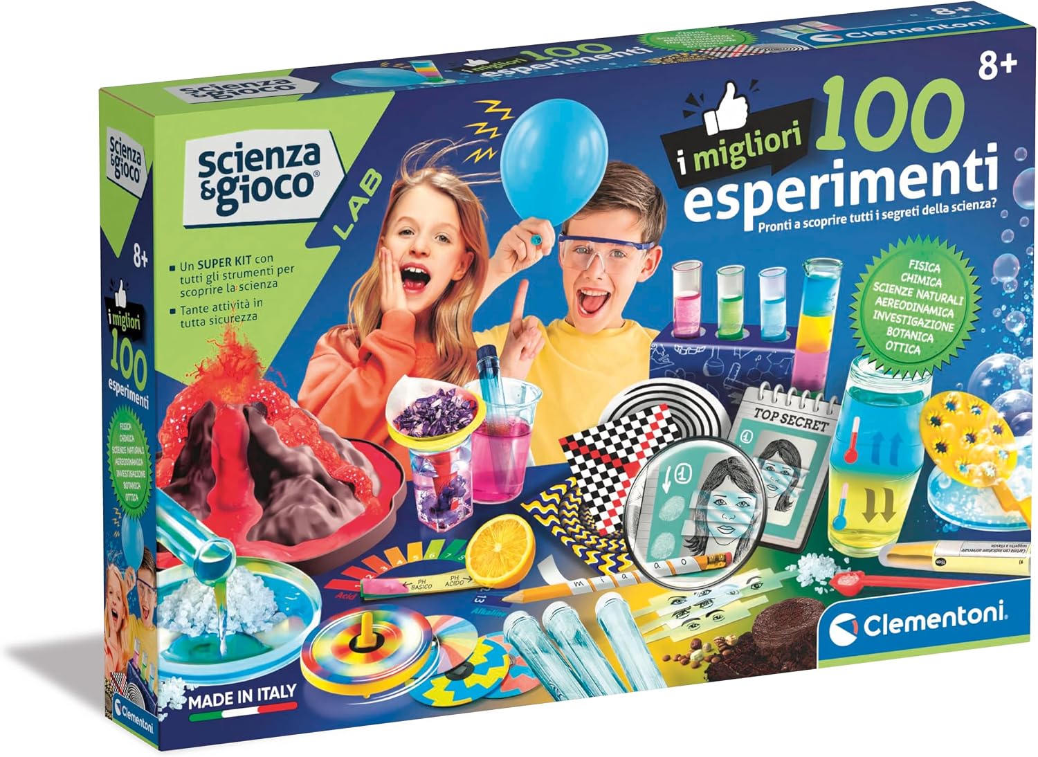 Scienza e Gioco Lab - I Migliori 100 Esperimenti Laboratorio di Scienze Super Kit con Strumenti e Attività