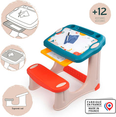 Smoby - Magic Desk Banco Scuola con accessori
