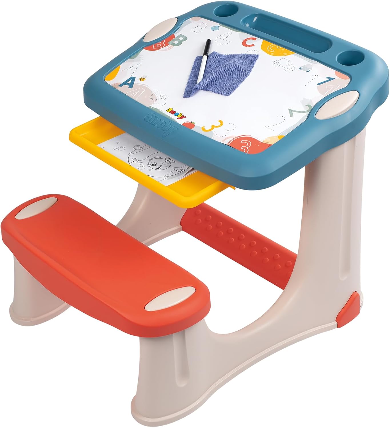 Smoby - Magic Desk Banco Scuola con accessori