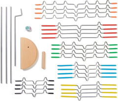 Suspend - Family game di equilibrio con 24 barre e base in legno
