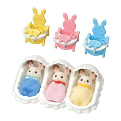 Sylvanian Families - Trigemini Coniglio Cioccolato e accessori