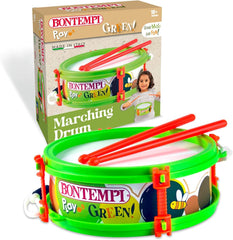 Tamburo Piccolo Green con tracolla e bacchette