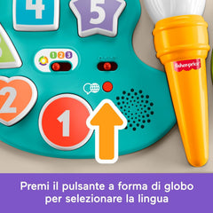 Tavolino Attività 4 in 1 con Cavalletto per L'Apprendimento di Bambini E Neonati