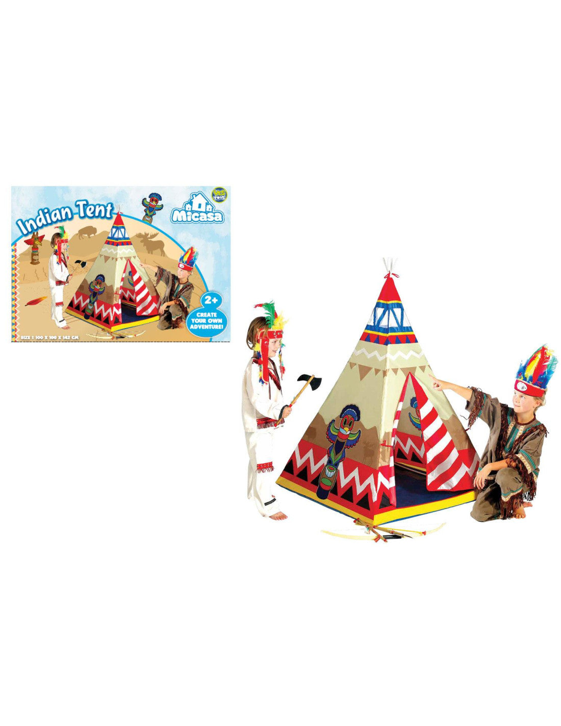 Tenda da gioco ispirata agli Indiani d'America