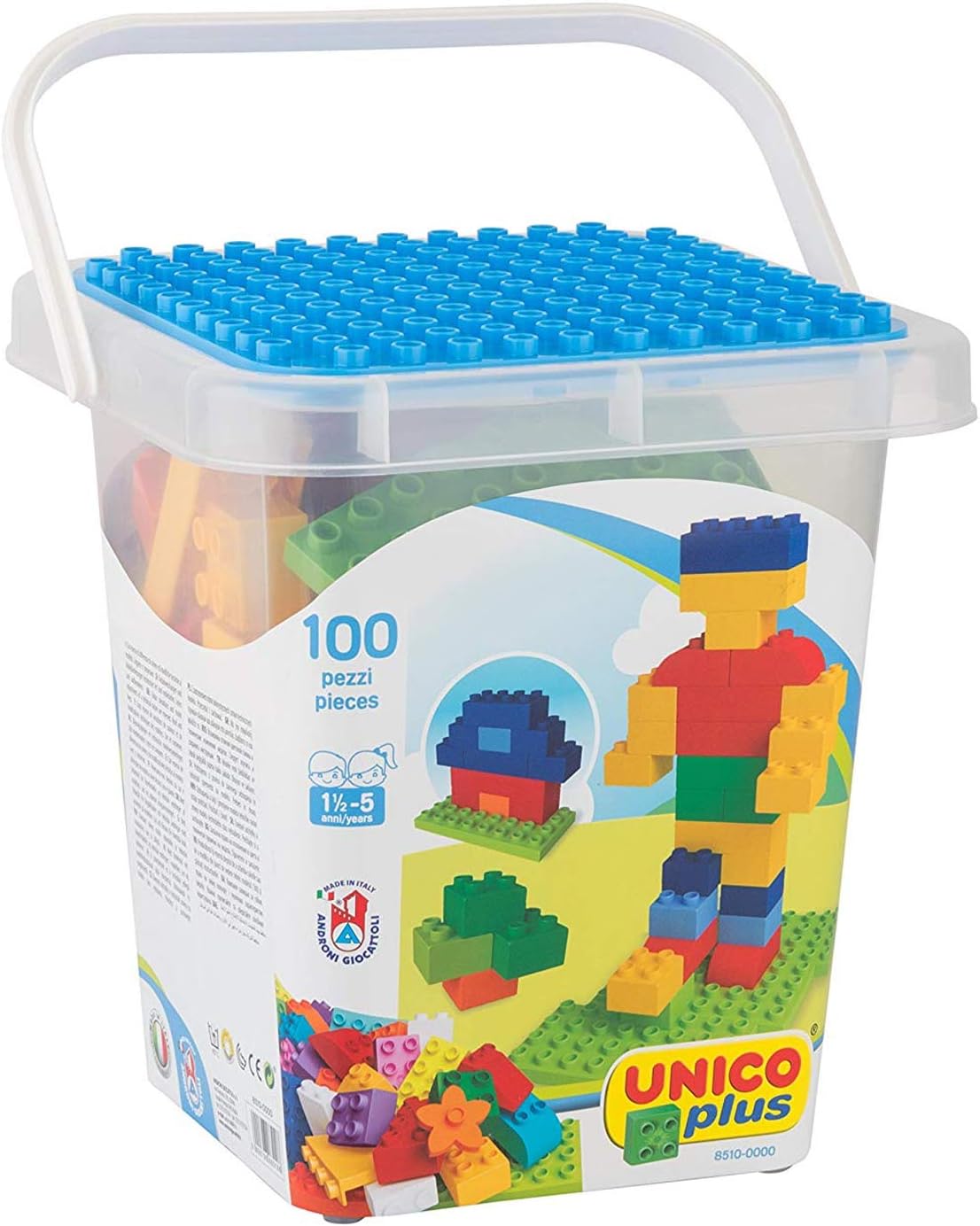 Unico Plus Secchiello Costruzioni con 100pz