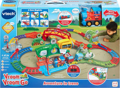 Vroom Vroom Go - Avventure in Treno Circuito Interattivo con Trenino Motorizzato