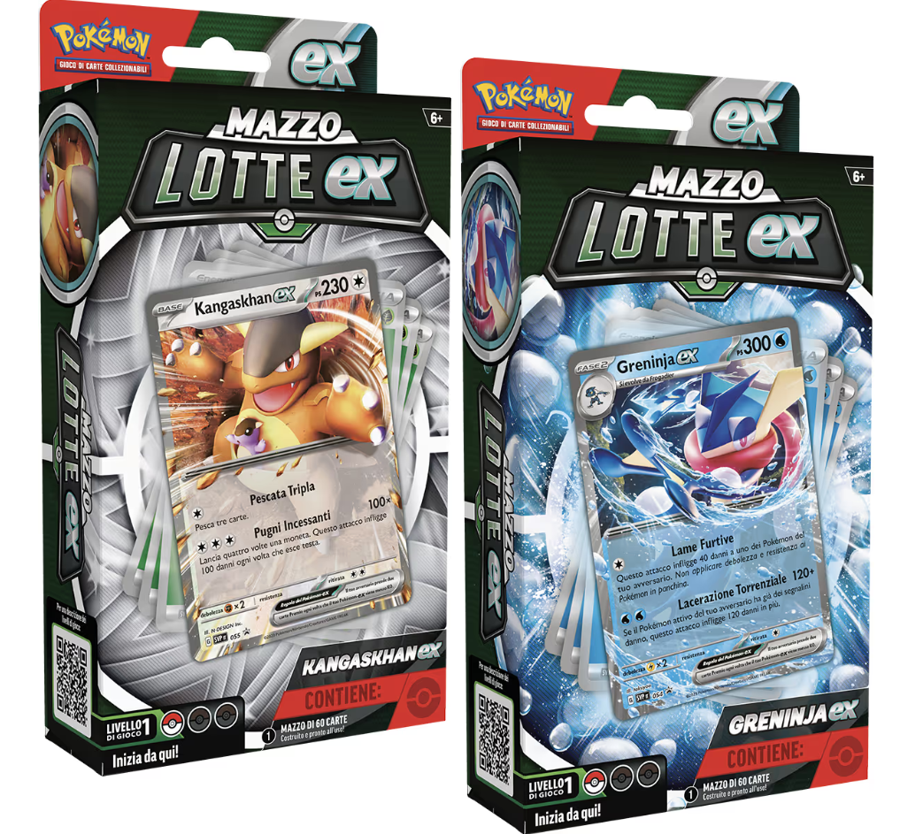 Pokémon - Mazzo Lotte ex Kangaskhan e Greninja