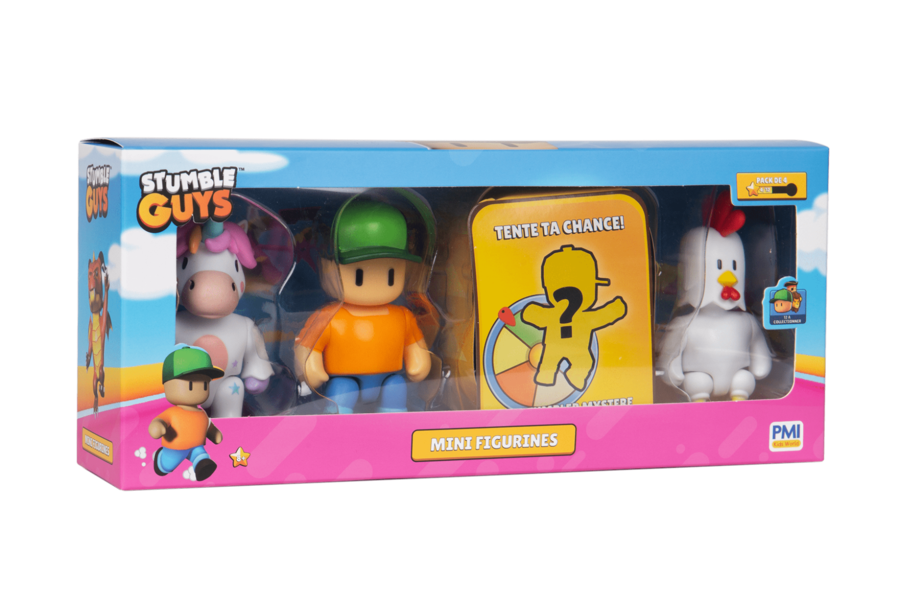 Stumble Guys - Mini Action Figure 4-pack