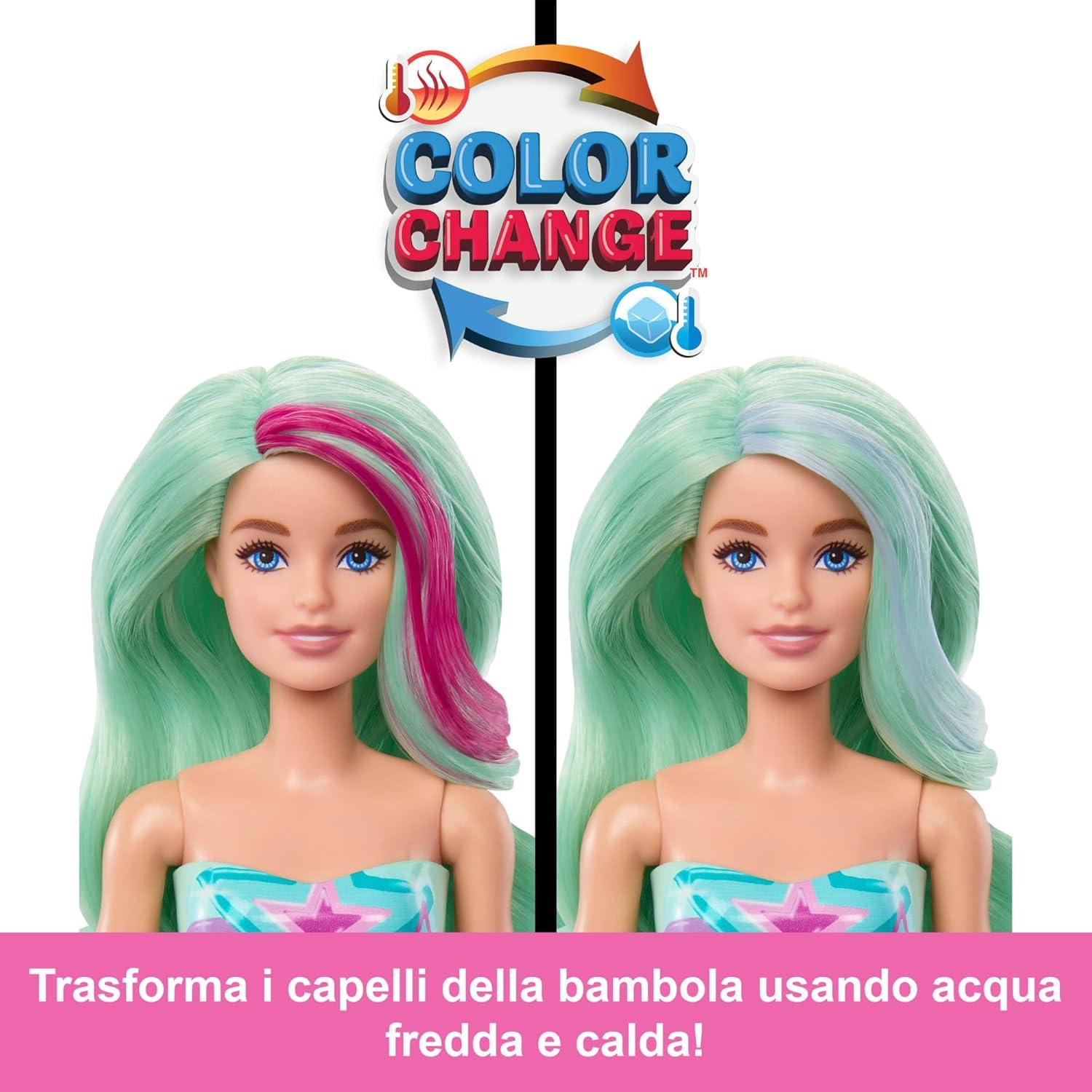 Barbie Color Reveal Serie Sirene Rocco Giocattoli