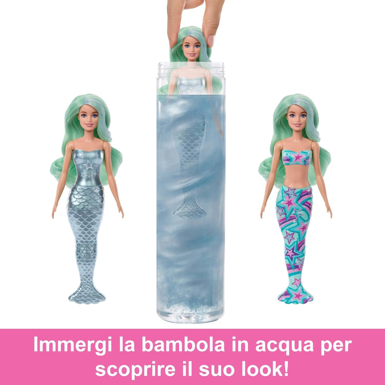 Barbie Color Reveal Serie Sirene Rocco Giocattoli - Main Image