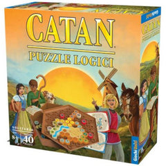 catan puzzle logici gioco con 40 puzzle inclusi