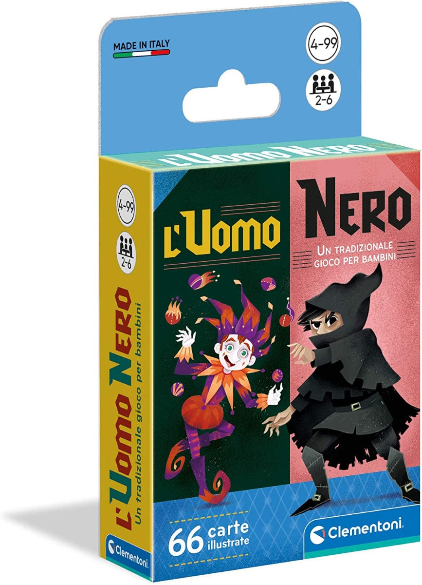 Clementoni -  Uomo Nero Gioco di Carte per Bambini