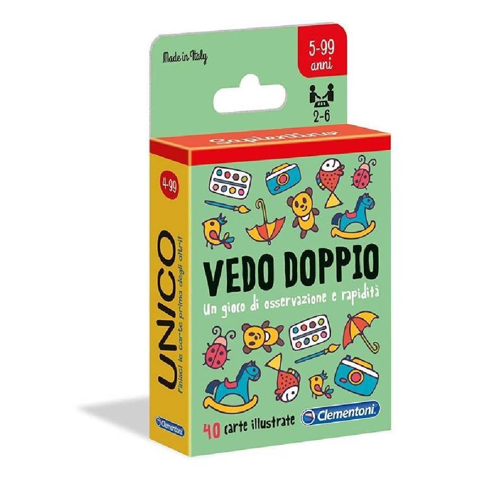 Clementoni - Sapientino Gioco di Carte Vedo Doppio