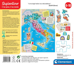 Clementoni - Gioca Italia Gioco Educativo Sapientino