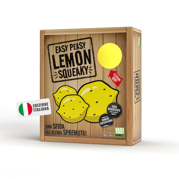 Gioco Per Feste HUCH! Easy Peasy Lemon Squeaky | Quiz E Azione Con Limone Che Squittisce - 12+ Anni