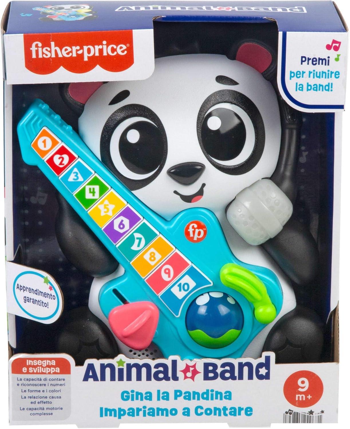 Fisher Price Animal Band Gina la Pandina Impariamo a Contare
