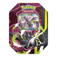 Pokémon - Tin da collezione Megaforze con 4 buste espansione mega darkrai