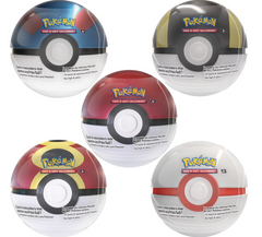 Pokémon - Tin Poké Ball da collezione con tre buste espansione