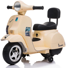 Vespa PX150 moto elettrica per bambini con luci LED e suoni