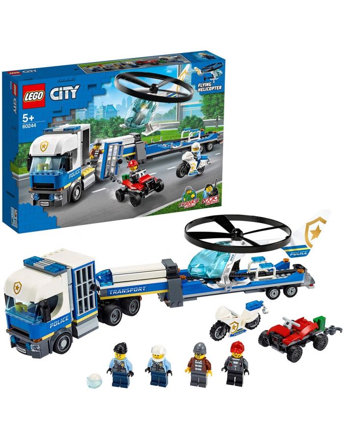 Lego City Trasportatore Elicotteri Polizia 60244