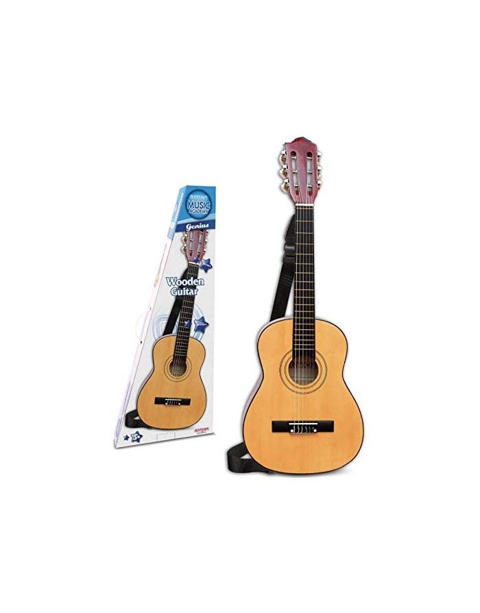 chitarra classica in legno con custodia