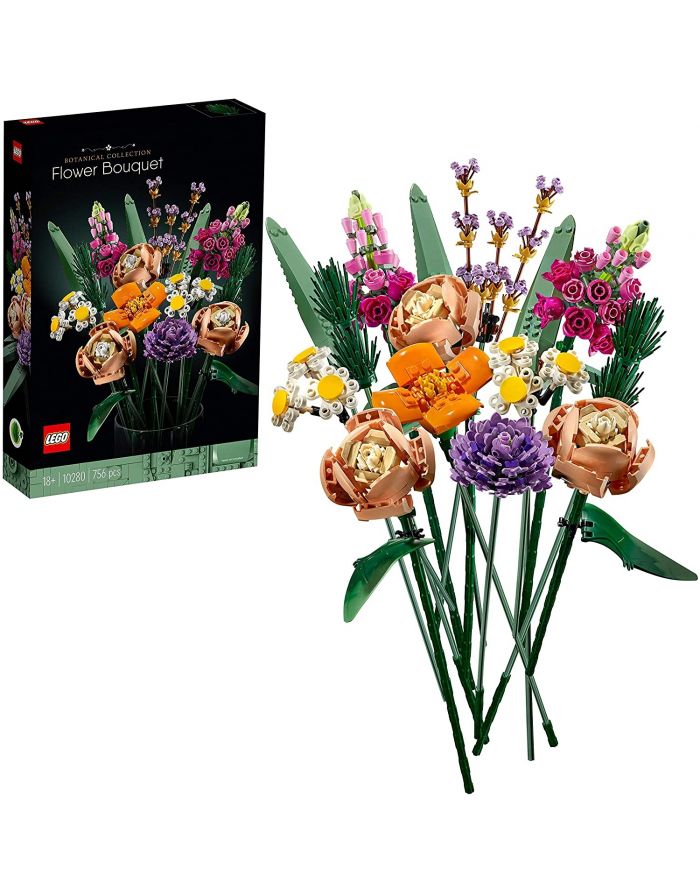 Lego Creator Expert Bouquet di Fiori, Set Collezione Botanica 10280
