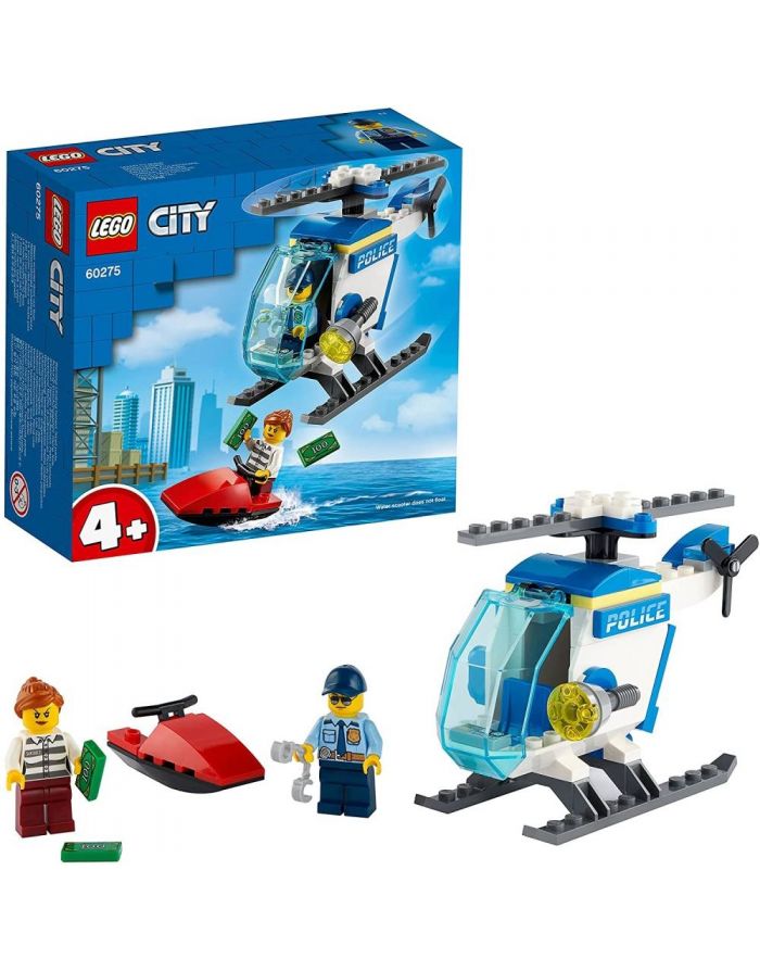 Lego City - Elicottero della Polizia con Minifigure 60275